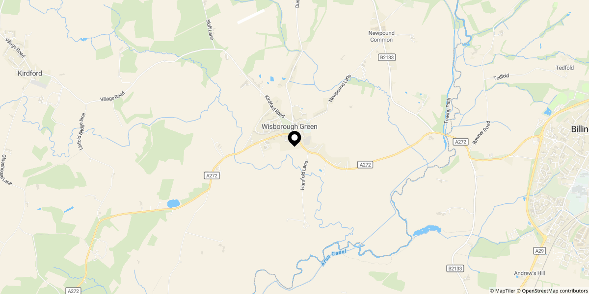 Approximate location of School Road, Wisborough Green, West Sussex, RH14 0DU